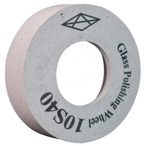 10S glass polishing wheel for double-edging machine bright edge finishing