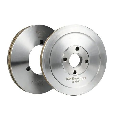 ZHUIFENG automotive glass edging diamond profile wheel for high-speed grinding machines