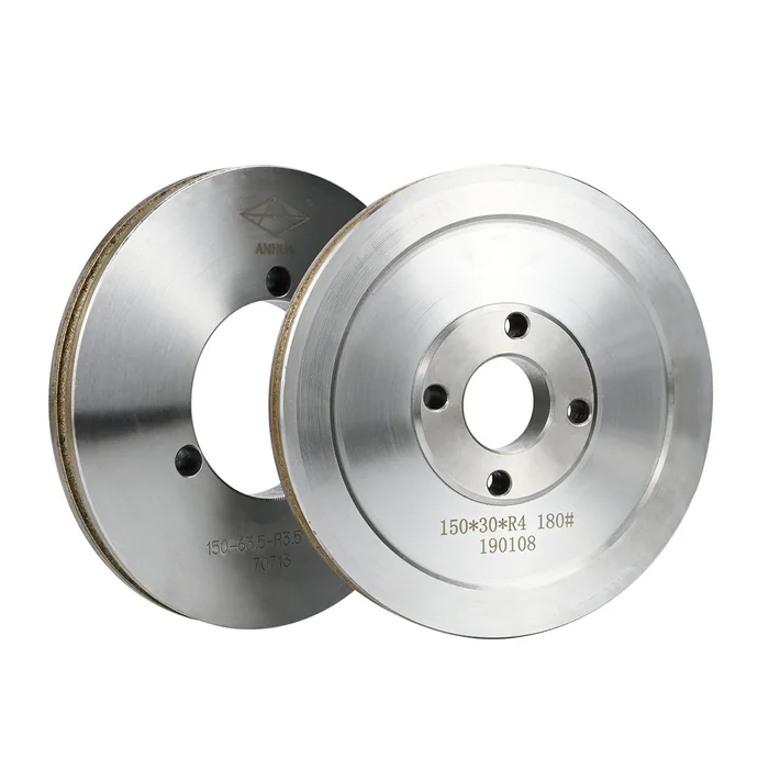 ZHUIFENG automotive glass edging diamond profile wheel for high-speed grinding machines