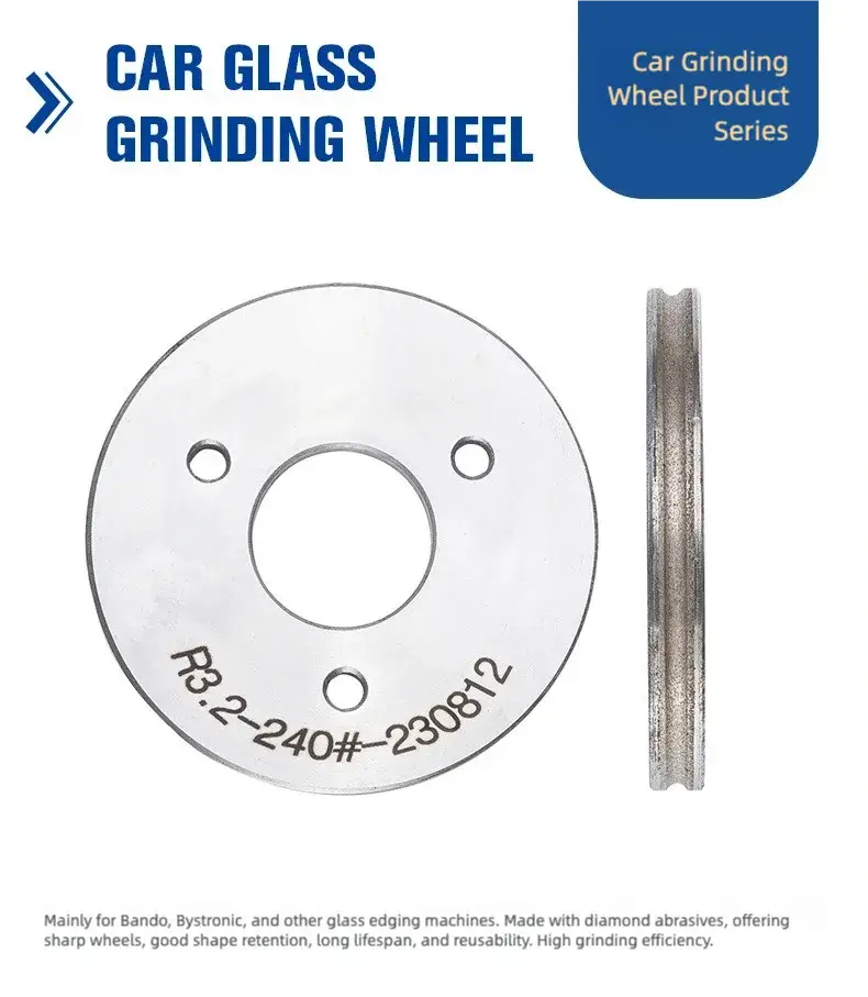 Automotive Glass Edging Diamond Wheel detail 1: application and specifications