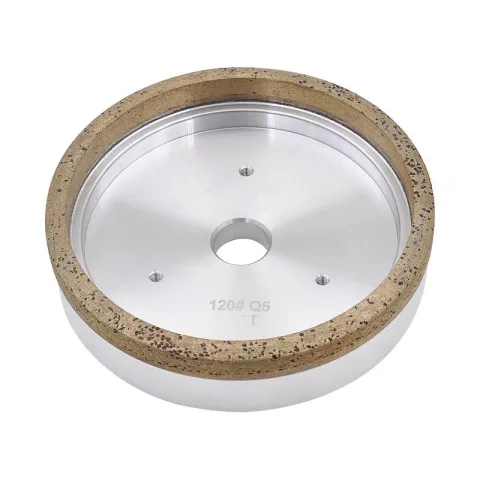 Q5 diamond cup wheel for straight-line and double-edging glass machines