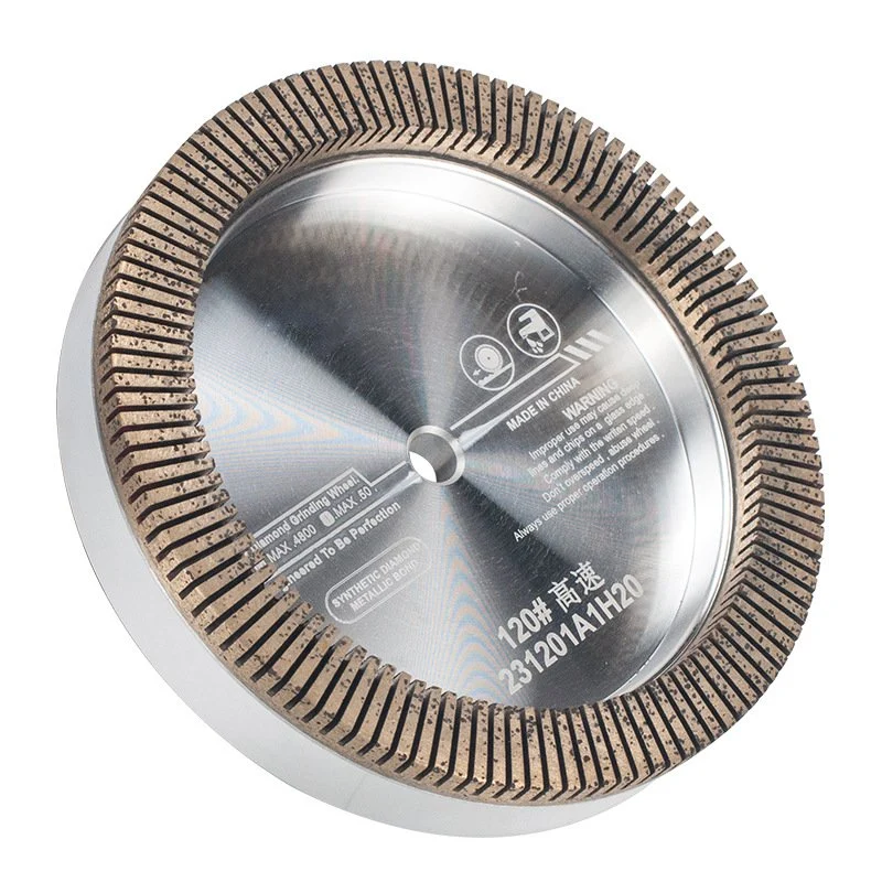 High-speed fine-tooth diamond wheel for double-edging machine glass grinding